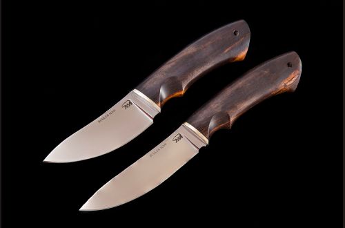 Охотничий комплект Спарки <span>(Bohler M390, больстер мельхиор, айронвуд)</span>