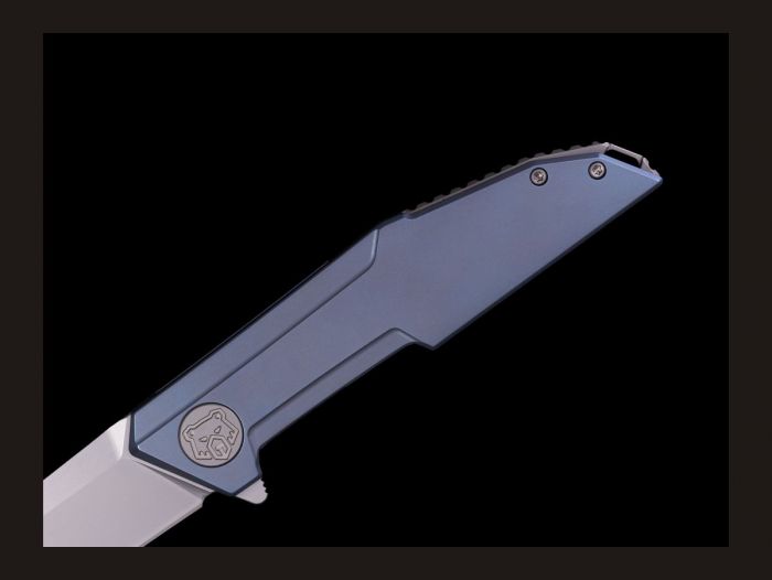 Складной нож "Вектор" (М390, Титан цветной , Замок "Frame-Lock")