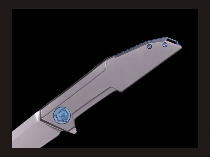 Складной нож "Вектор" (М390, Титан цветной , Замок "Frame-Lock")