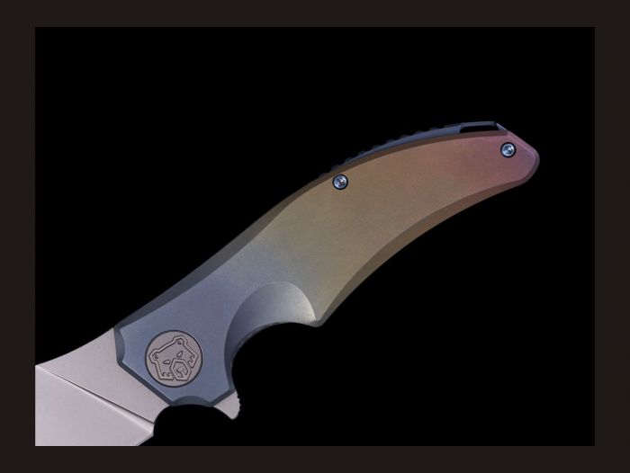 Складной нож "Таурус" (М390, Титан, Замок "Frame-Lock")