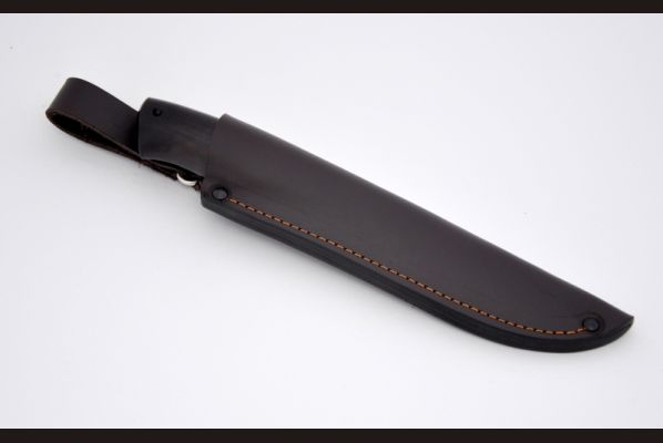 Нож Клык <span>(х12мф, чёрный граб, стабилизированная вставка)</span>