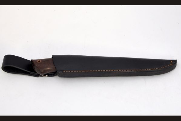 Нож Барс <span>(дамаск, чёрный граб, стабилизированная вставка)</span>