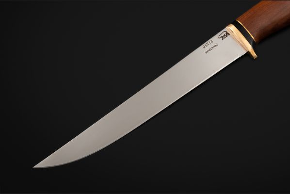 Нож Филейный большой <span>(95х18, чёрный граб)</span>