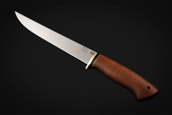 Нож Филейный большой <span>(95х18, чёрный граб)</span>