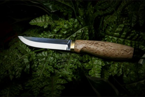 Реплика финского ножа Puukko 2 <span>(х12мф, карельская береза)</span>