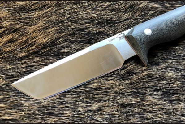 Нож Таран <span>(х12мф, микарта, цельнометаллический)</span>
