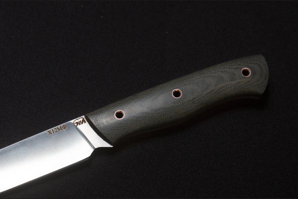Нож Лиса <span>(х12мф, микарта, цельнометаллический)</span>