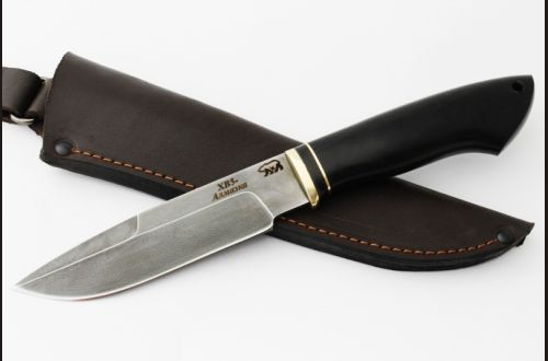 Нож Лесник <span>(алмазка, чёрный граб)</span>