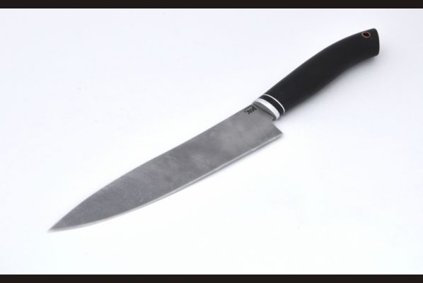 Нож Шеф - повар средний <span>(дамаск, черный граб)</span>