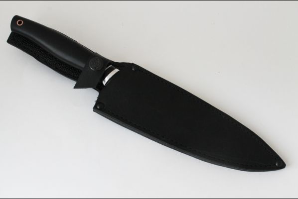 Нож Шеф - повар средний <span>(95Х18, чёрный граб)</span>