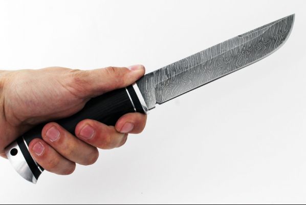 Нож Таёжный <span>(дамаск, венге, дюраль)</span>