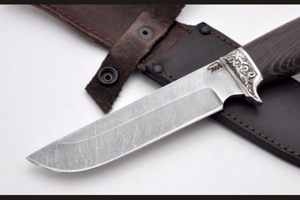 Нож Легионер <span>(дамаск, венге, мельхиор)</span>