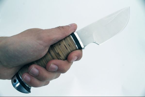 Нож Медведь <span>(elmax, береста, дюраль)</span>