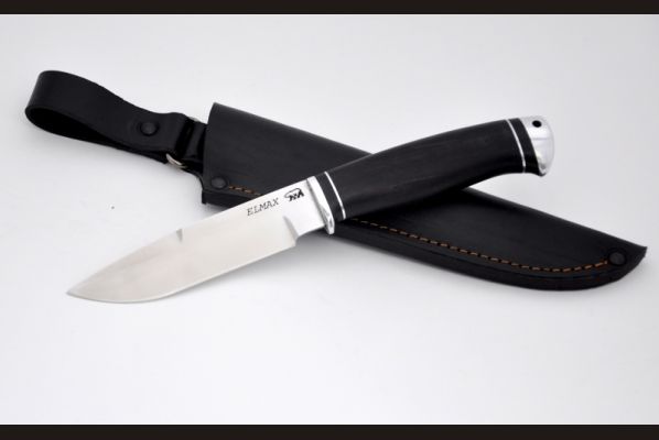 Нож Лесник <span>(elmax, чёрный граб, дюраль)</span>