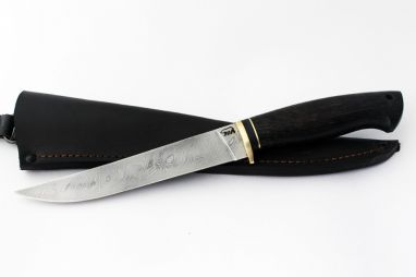 Нож Филейный малый <span><span>(дамаск, венге)</span></span>