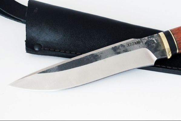 Нож Ворон <span>(х12мф, чёрный граб)</span>