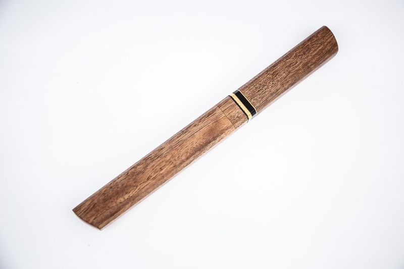 Нож Танто (95х18, орех, деревянные ножны)
