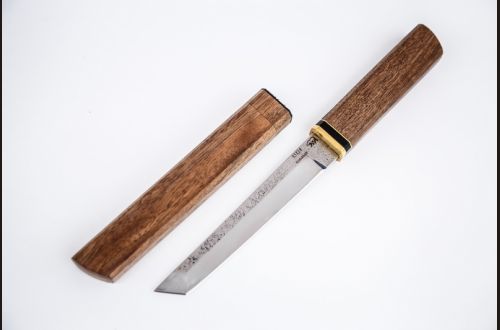Нож Танто <span>(95х18, орех, деревянные ножны)</span>