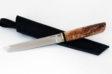 Нож Танто <span><span>(elmax, карельская берёза)</span></span>