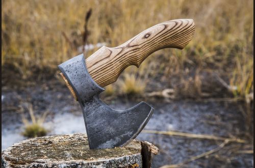 Топор малый 2 <span>(шх15 + у10а, рукоть ясень)</span>