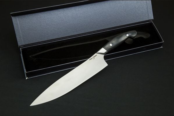 Нож Шеф <span>(нержавеющий ламинат, цельнометаллический, g10)</span>