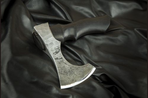 Топорик малый <span>(шх15 + у10а, под камень, черный граб)</span>