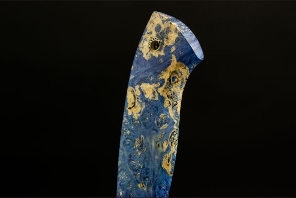 Нож Сибирь <span>(Авторский ламинат GD13, стабилизированная карельская берёза, мозаичный пин под темляк)</span>