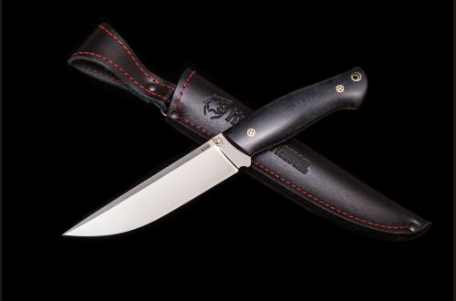 Нож Русский 2 <span>(K340, микарта, мозаичные пины, цельнометаллический)</span> 