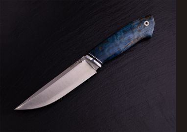 Нож Русский 2 <span><span>(М390, стабилизированная карельская берёза, мозаичный пин под темляк)</span></span>