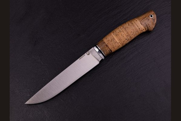 Нож Охотник 2 <span>(М390, береста, стабилизированная карельская берёза)</span>