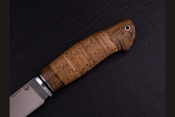 Нож Охотник 2 <span>(М390, береста, стабилизированная карельская берёза)</span>