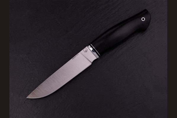 Нож Лиса <span>(К390, чёрный граб)</span>