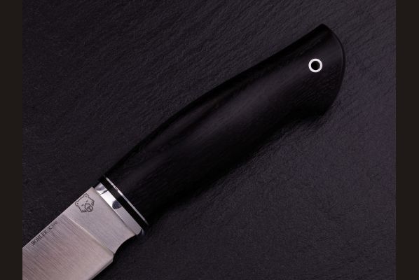 Нож Лиса <span>(К390, чёрный граб)</span>