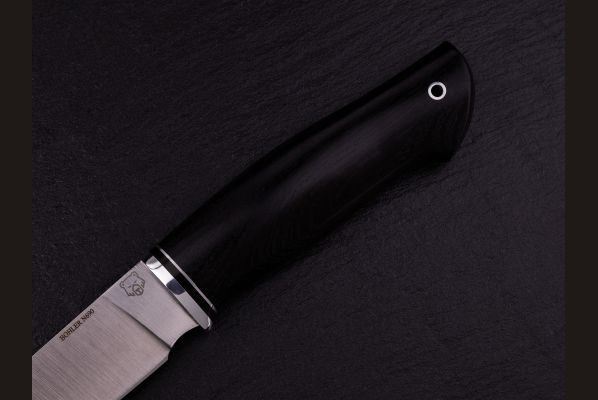 Нож Лиса <span>(N690, чёрный граб)</span>