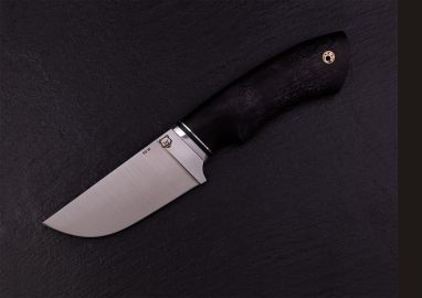 Нож Медведь-premium <span><span>(VG10, чёрный граб, формованные ножны)</span></span>