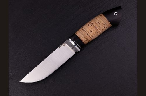 Нож Хантер <span>(Х12МФ, береста, чёрный граб)</span>