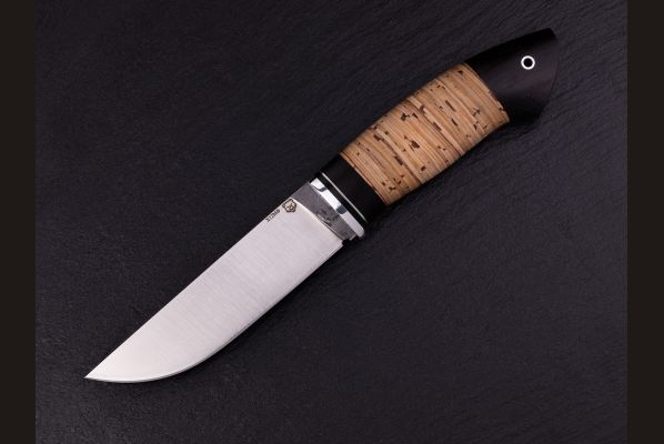 Нож Хантер <span>(Х12МФ, береста, чёрный граб)</span>