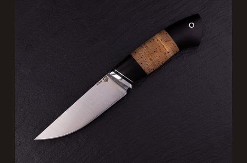 Нож Русский <span>(Х12МФ, береста, чёрный граб)</span>