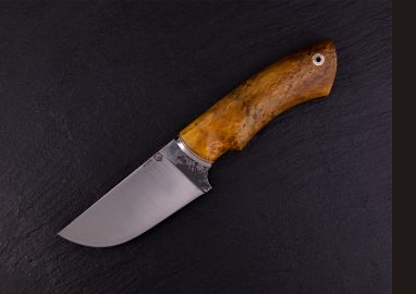 Нож Медведь-premium <span><span>(Х12МФ, стабилизированная карельская берёза, мозаичный пин под темляк