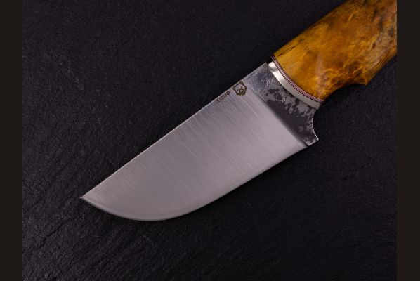 Нож Медведь-premium <span>(Х12МФ, стабилизированная карельская берёза, мозаичный пин под темляк
