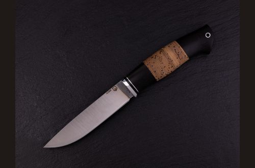 Нож Егерь <span>(Х12МФ, береста, чёрный граб)</span>