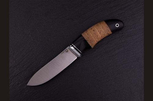 Нож Кабанчик <span>(Х12МФ, береста, чёрный граб