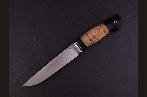 Нож Охотник 2 <span>(Х12МФ, береста, чёрный граб)</span>