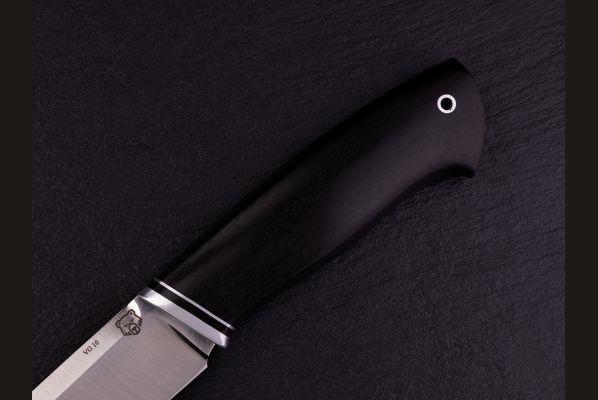 Нож Русский 2 <span>(VG 10, чёрный граб)</span>