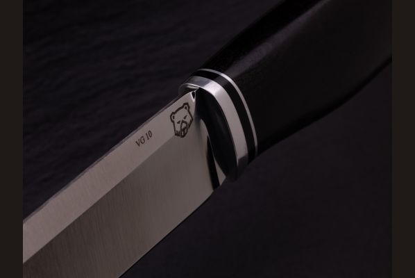 Нож Русский 2 <span>(VG 10, чёрный граб)</span>
