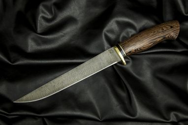 Нож Филейный большой <span><span>(дамаск, венге)</span></span>
