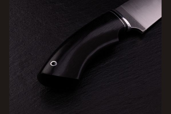 Нож Медведь - premium <span>(М390, чёрный граб)</span>