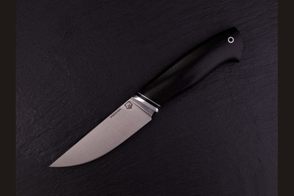 Нож Русский <span>(М390, чёрный граб)</span>