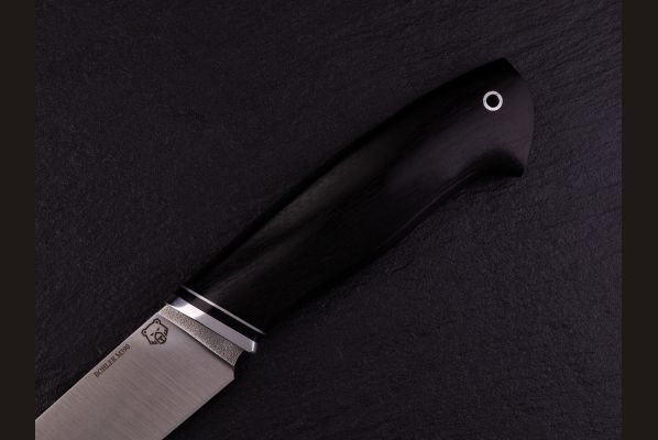 Нож Русский <span>(М390, чёрный граб)</span>