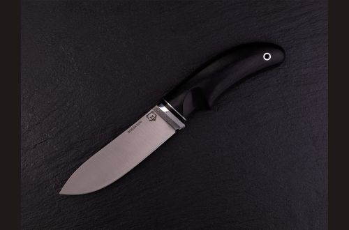 Нож Кабанчик <span>(М390, чёрный граб)</span>